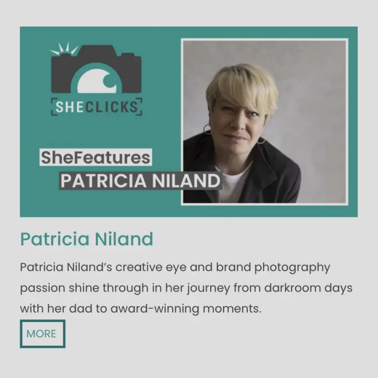 Pat Niland Photographer featured in SheClicks.Net